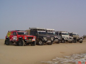 Organisation d'un Raid en 4X4 dans le désert